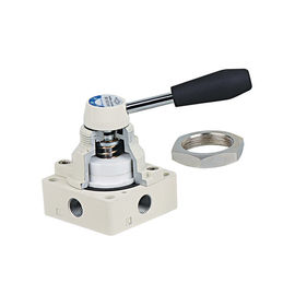 Ποιότητα  4HV Manual Pneumatic Control Valves , NBR Seal / TC Seal Pneumatic Lever Valve With Nut Εργοστάσιο